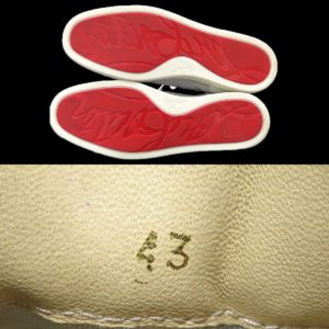 赤いソールはルブタンの靴らしい特徴。